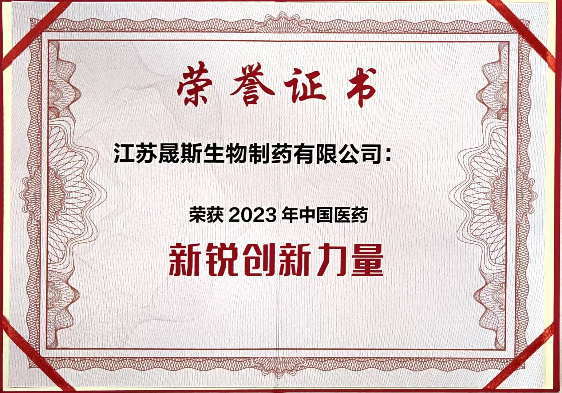 2023新銳力量獎狀 2023新銳力量獎狀